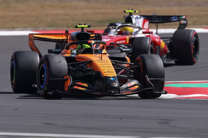 Lewis Hamilton, Ferrari, Lando Norris, McLaren