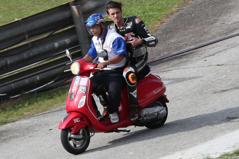 Luca Marini, Honda HRC après son accident