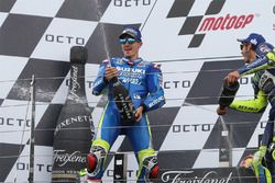 Podium: Ganador, Maverick Viñales, Team Suzuki MotoGP