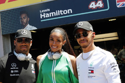 Russell Wilson, Ciara en Lewis Hamilton, Mercedes AMG F1