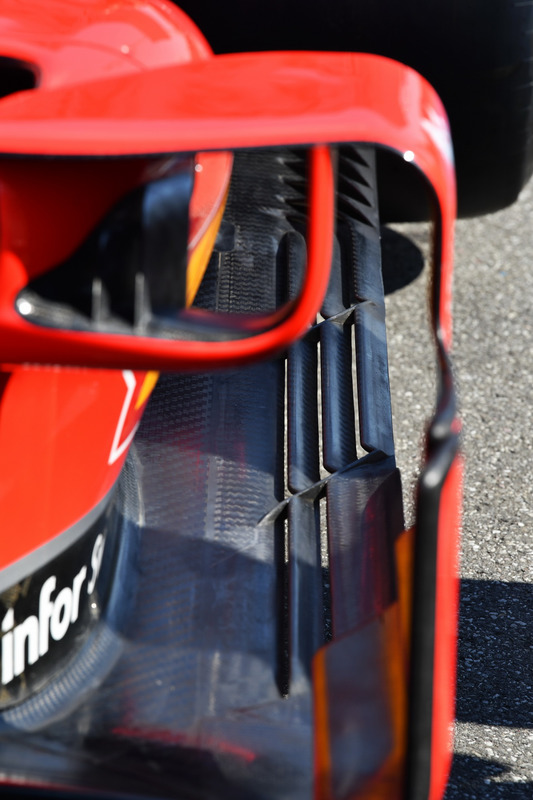 Днище Ferrari SF71H
