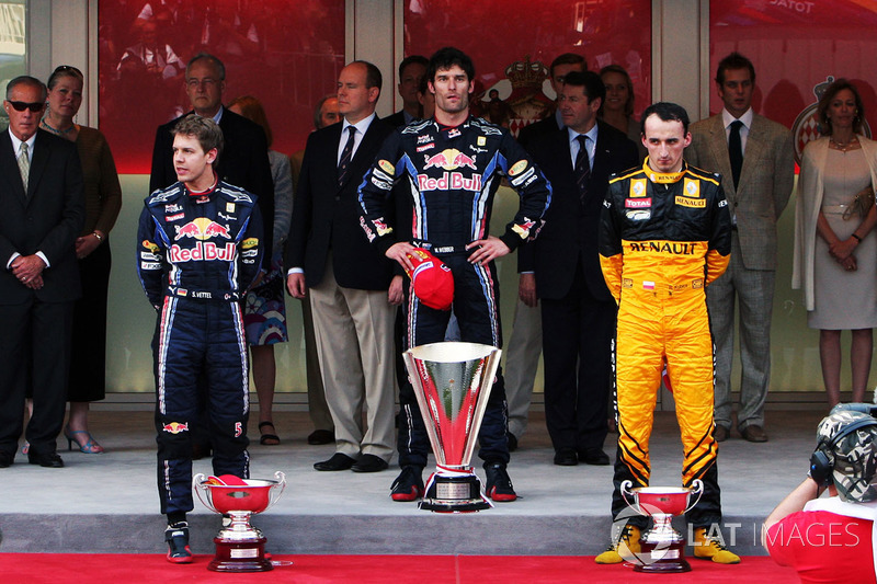 Podium: 1. Mark Webber, Red Bull; 2. Sebastian Vettel. Red Bull; 3. Robert Kubica, Renault