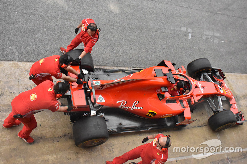 Ferrari SF71H of Sebastian Vettel