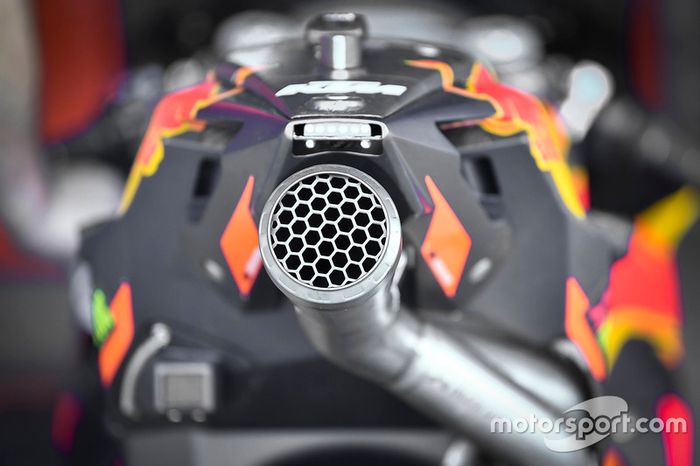 Detalle de la moto KTM MotoGP