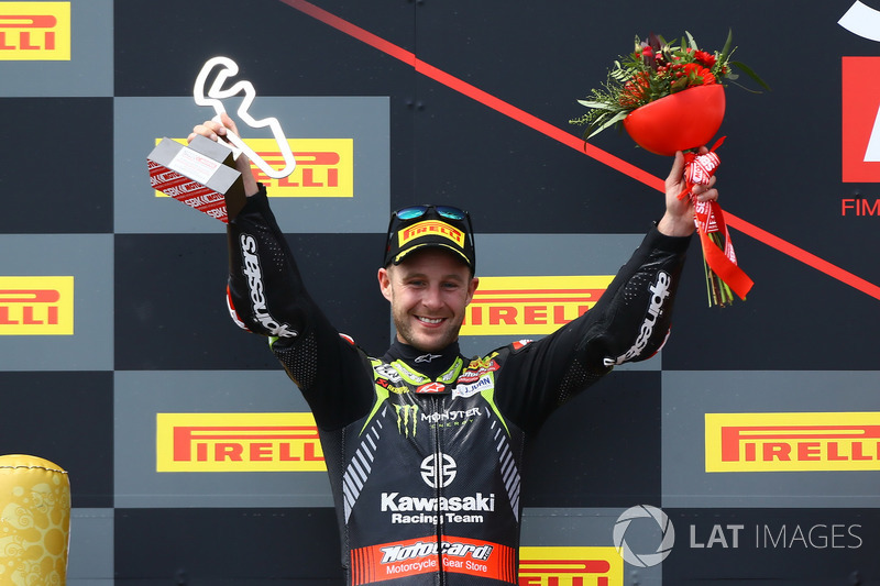 Podio: Jonathan Rea, Kawasaki Racing