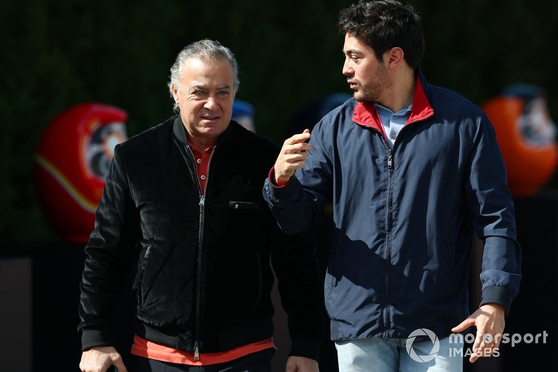 Jean Alesi in the Paddock 