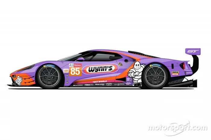 Decoración el Ford GT para Le Mans