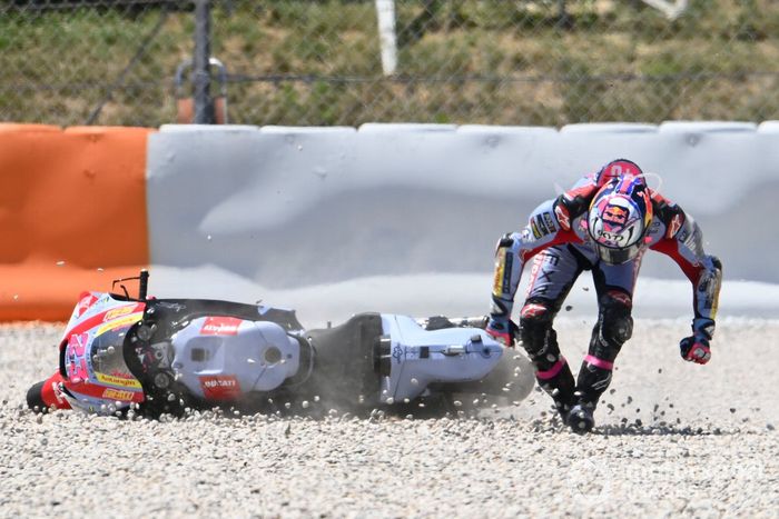 Caída de Enea Bastianini, Gresini Racing