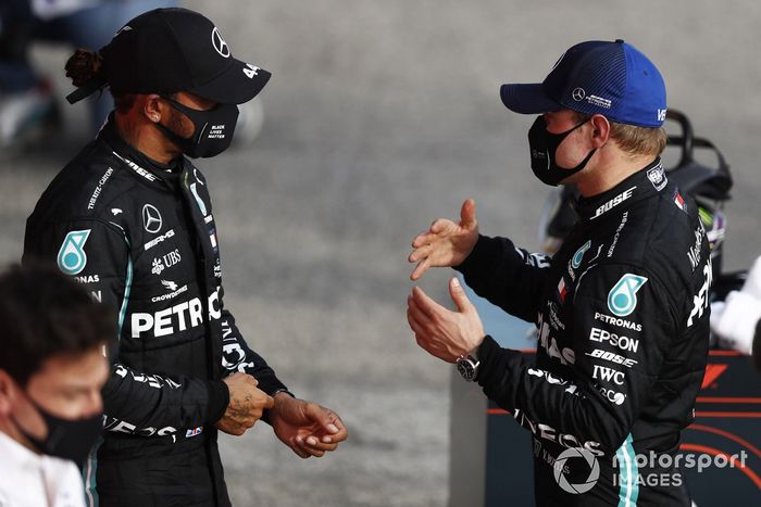 Lewis Hamilton, Mercedes-AMG F1 y Valtteri Bottas, Mercedes-AMG F1