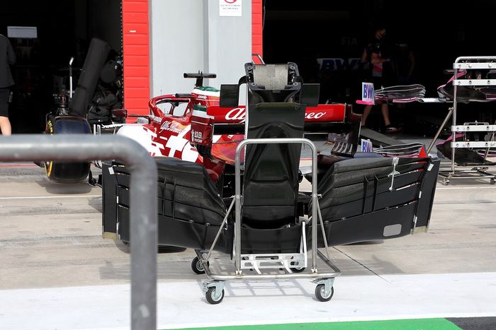 Alerón delantero del Alfa Romeo C39