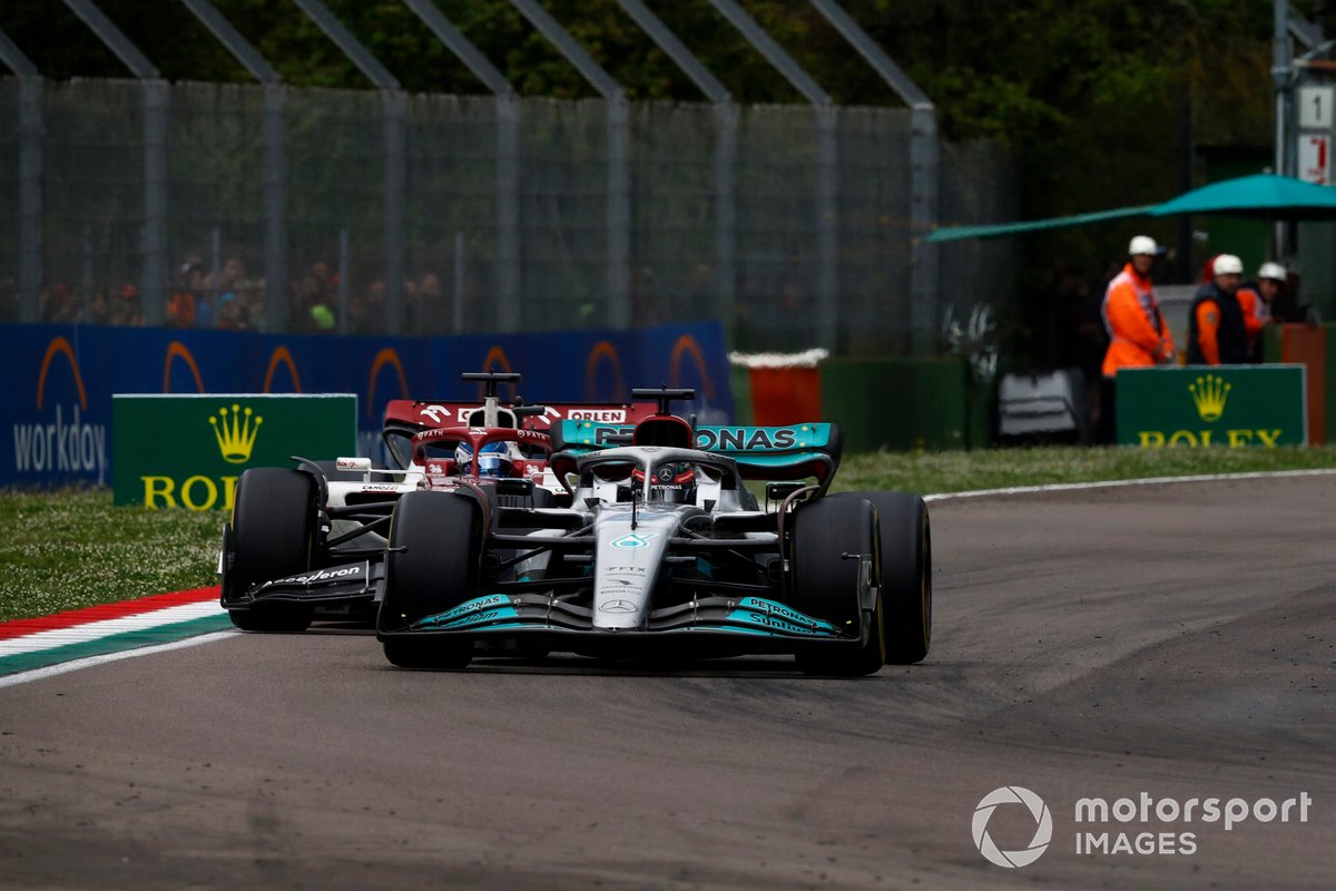 George Russell, Mercedes W13, Valtteri Bottas, Alfa Romeo C42