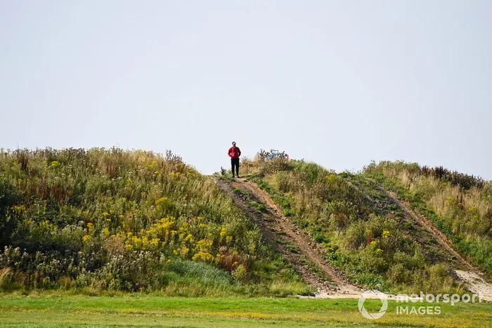 Un espectador solitario en Silverstone