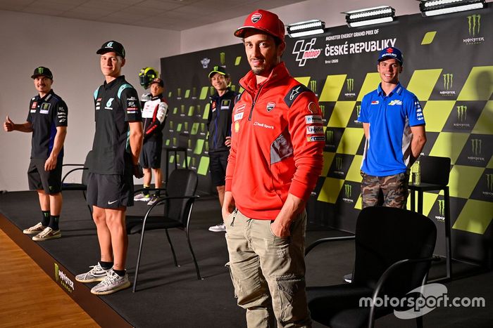 Andrea Dovizioso, Ducati Team, Valentino Rossi, Yamaha Factory Racing, Maverick Vinales, Yamaha Factory Racing, Fabio Quartararo, Petronas Yamaha SRT, Takaaki Nakagami, Team LCR Honda, Joan Mir, Team Suzuki MotoGP