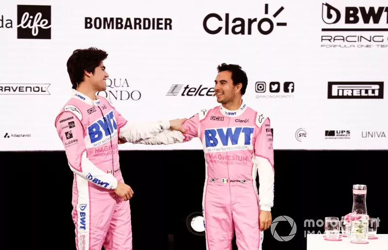 Sergio Pérez, Racing Point y Lance Stroll, Racing Point