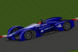 Designstudie von TEOS für ein Formel-E-Chassis