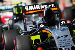 Sahara Force India F1 VJM09 de Nico Hulkenberg, Sahara Force India F1 en parc ferme