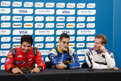 Пресс-конференция пилотов: Лукас ди Грасси, ABT Schaeffler Audi Sport; Себастьен Буэми, Renault e.Dams; Сэм Берд, DS Virgin Racing