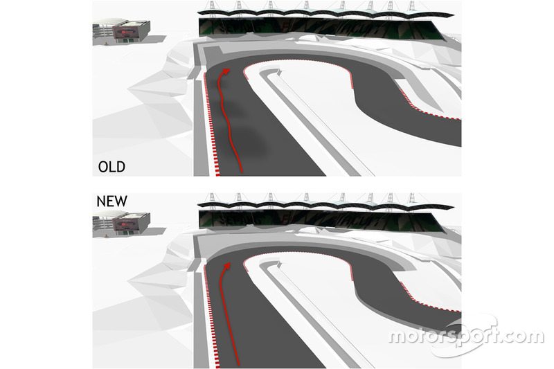 Les modifications du circuit de Sepang en 2016