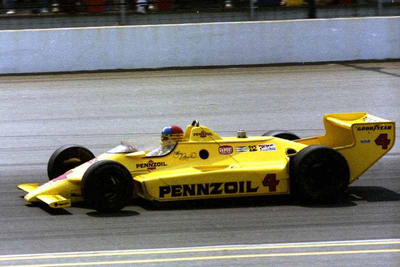 Le vainqueur Johnny Rutherford, Chaparral/Cosworth