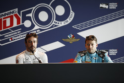 Fernando Alonso, Andretti Autosport, Honda; Marco Andretti, Andretti Autosport, Honda