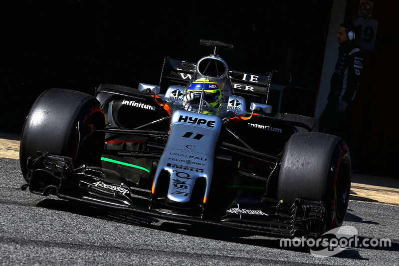 10º Sergio Perez, Force India F1 VJM10, 1m20.116s (ultrablandos)