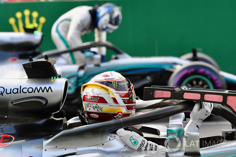 Lewis Hamilton, Mercedes-AMG F1 W09 EQ Power ve Valtteri Bottas, Mercedes-AMG F1 W09 EQ Power