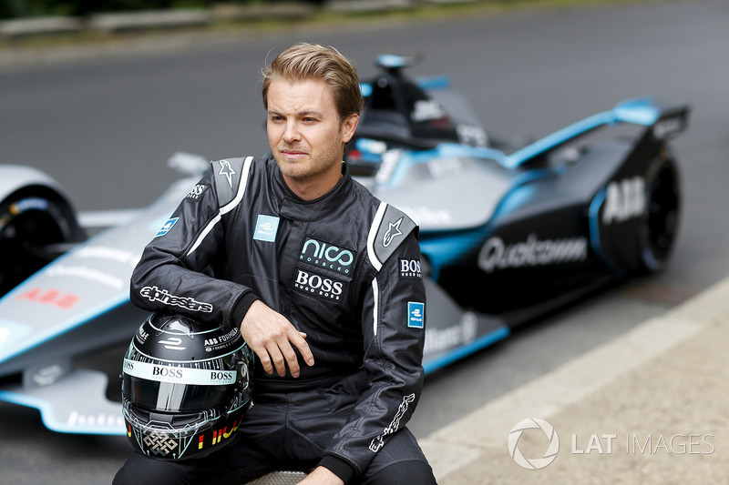 Le Champion du monde de F1, Nico Rosberg avec la Formule E Gen2