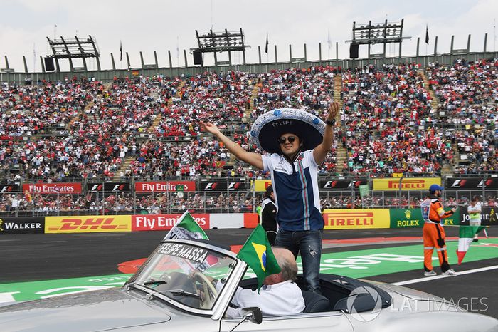 Felipe Massa, Williams on the drivers parade