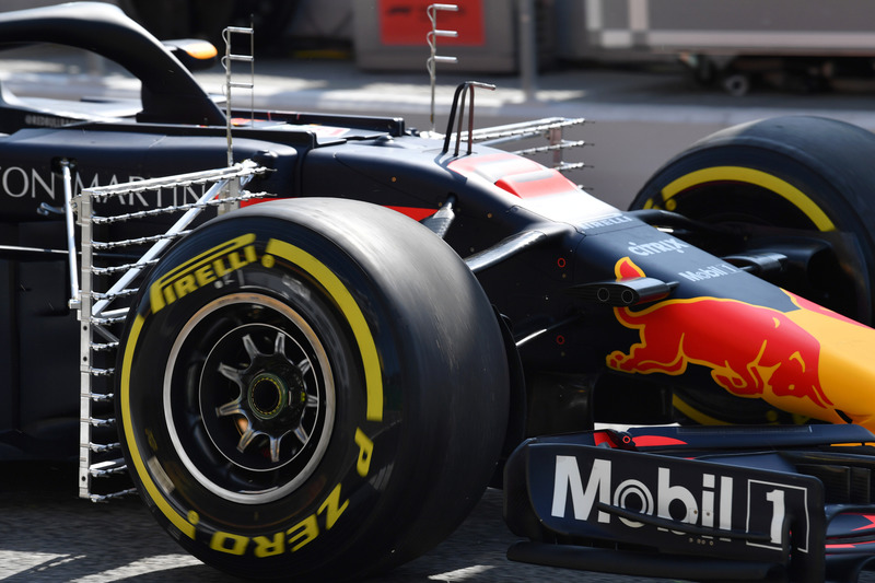 Red Bull Racing RB14 and aero sensor
