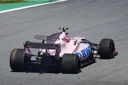 Esteban Ocon, Sahara Force India F1 VJM10 kaza sonrası