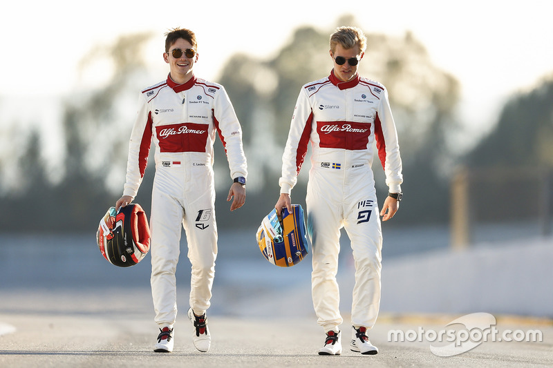 Marcus Ericsson, Charles Leclerc, Sauber