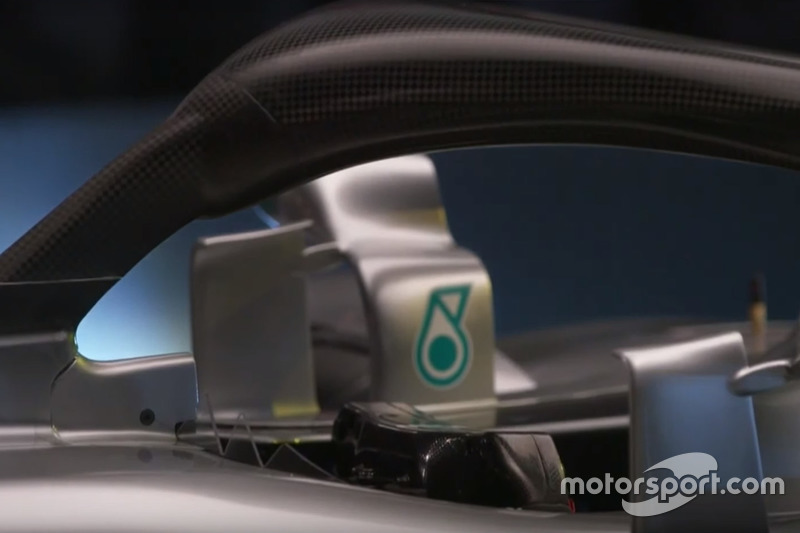 Mercedes AMG F1 W09 halo detail