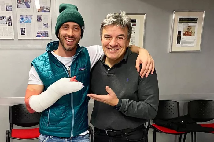 L'infortunio di Andrea Dovizioso