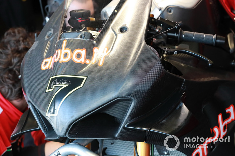 Bike von Chaz Davies, Aruba.it Racing-Ducati SBK Team