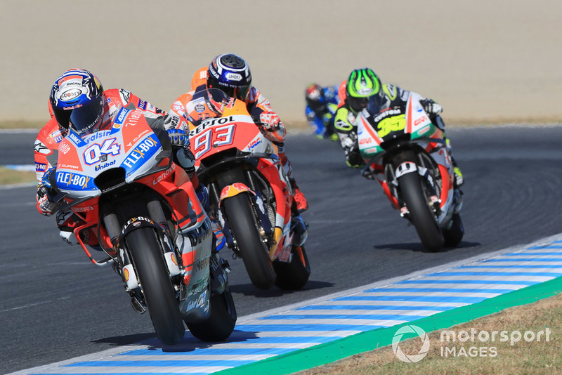 Andrea Dovizioso, Ducati Team, Marc Marquez, Repsol Honda Team, Cal Crutchlow, Team LCR Honda