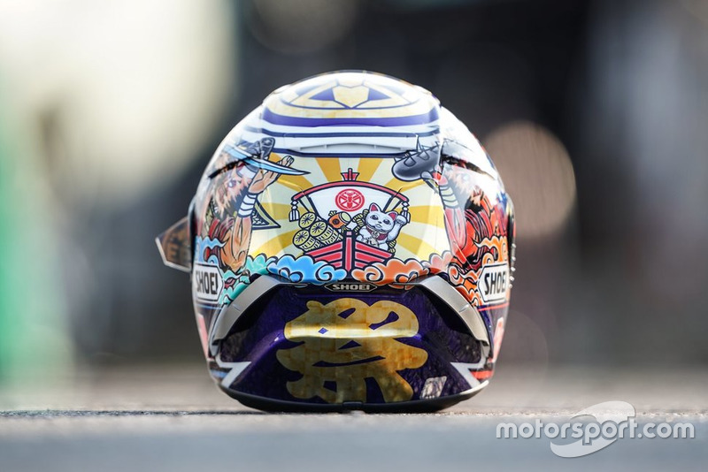 Il casco di Marc Marquez, Repsol Honda Team