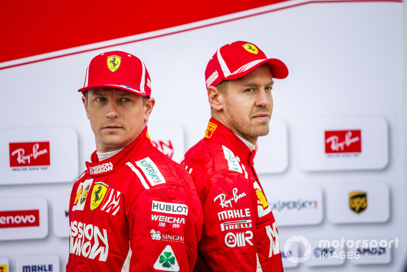 Kimi Raikkonen, Ferrari, Sebastian Vettel, Ferrari