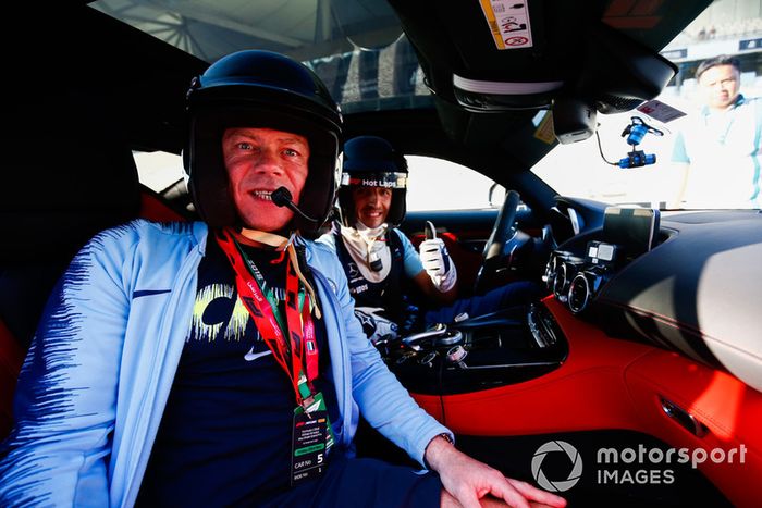 Paul Dickov  Hot Lap con Robert Kubica, Williams Racing 