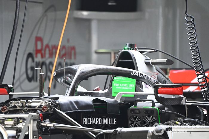Detalle técnico del Haas F1