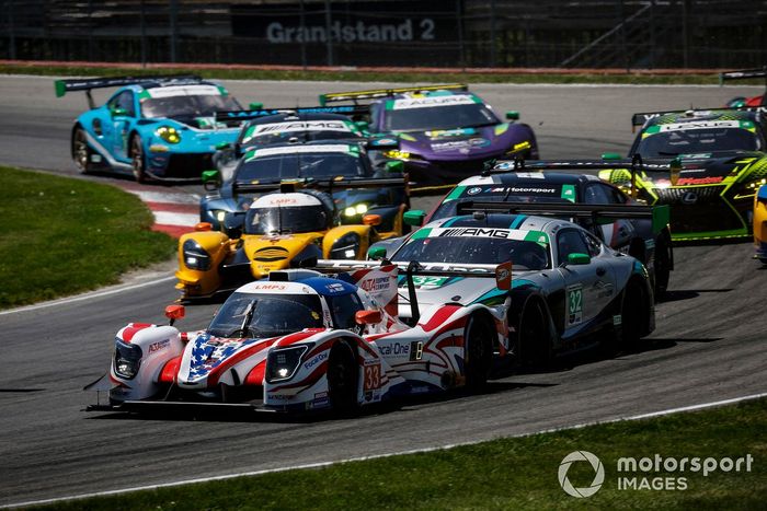 #33 Sean Creech Motorsport, Ligier JS P320, LMP3: Joao Barbosa, Lance Willsey, #32 Gilbert Korthoff Motorsports Mercedes-AMG GT3: Mike Skeen, Stevan McAleer