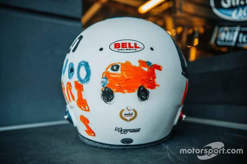 El nuevo casco de Lando Norris, McLaren