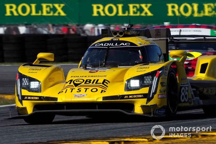 #85 JDC-Miller Motorsports Cadillac DPi, DPi: Matheus Leist, Chris Miller, Tristan Vautier, Juan Piedrahita, #9 PFAFF Motorsports Porsche 911 GT3 R, GTD: Dennis Olsen, Zacharie Robichon, Lars Kern, Patrick Pilet