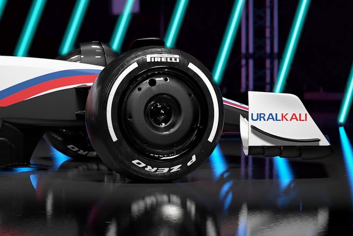 Detalle del Haas VF-22
