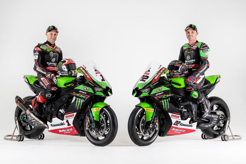 Jonathan Rea, Kawasaki Racing Team WorldSBK, 	Alex Lowes, Kawasaki Racing Team WorldSBK