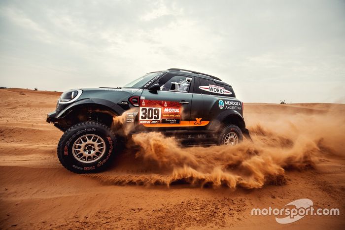 #309 X-Raid Mini JCW Rally Team: Orlando Terranova, Bernardo Graue