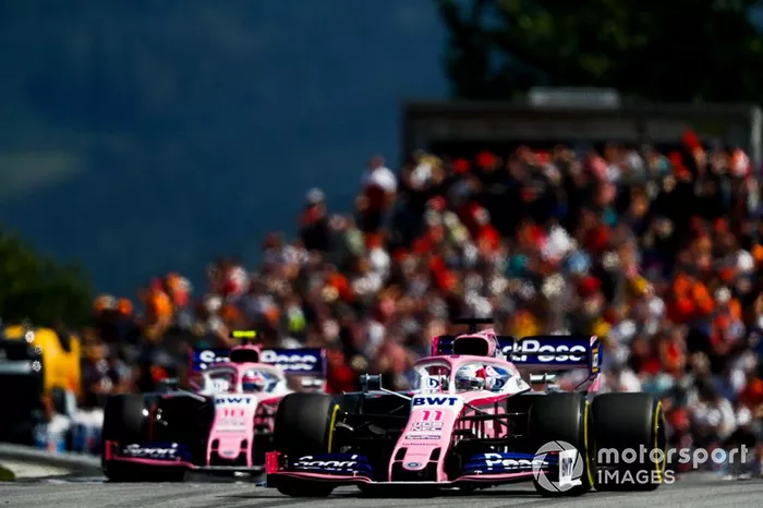 Sergio Pérez, Racing Point RP19,  Lance Stroll, Racing Point RP19