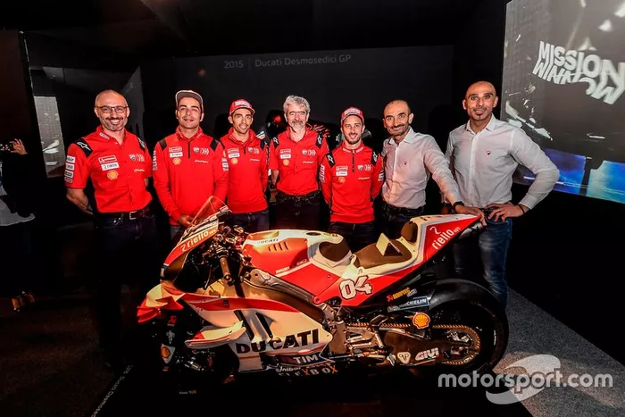 Edoardo Lenoci, Danilo Petrucci, Michele Pirro, Luigi Dall'Igna, Andrea Dovizioso, Claudio Domenicali, Alessandro Valia
