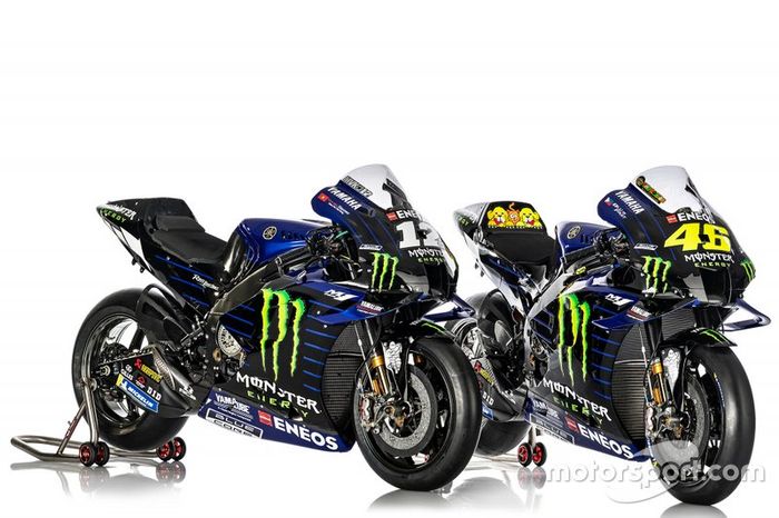 Moto de Maverick Vinales, Valentino Rossi, Yamaha Factory Racing