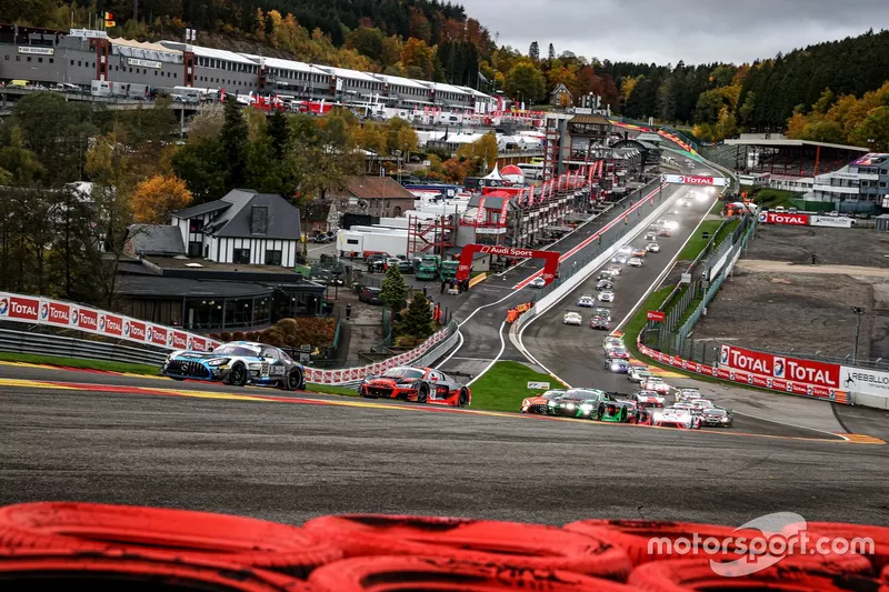 La partenza, #88 Mercedes-AMG Team AKKA ASP Mercedes-AMG GT3: Raffaele Marciello, Timur Boguslavskiy, Felipe Fraga 