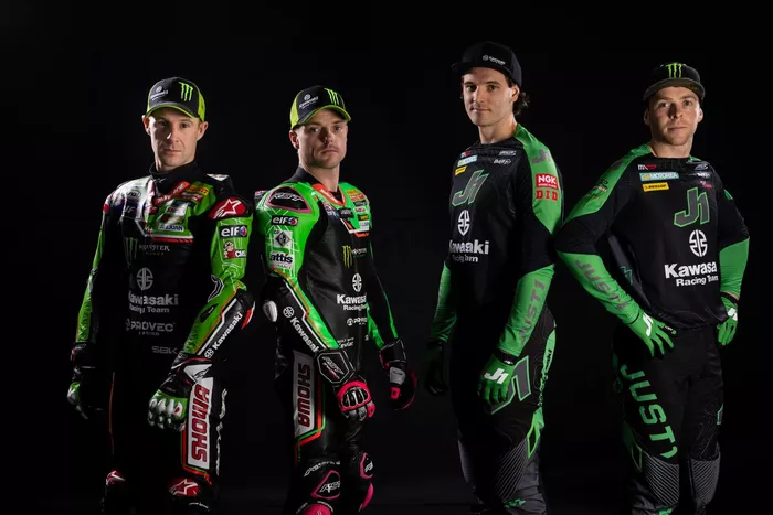 Alex Lowes, Kawasaki Racing Team WSBK, Jonathan Rea, Kawasaki Racing Team WSBK, Mitch Evans, Kawasaki Racing Team MXGP, Romain Febvre, Kawasaki Racing Team MXGP